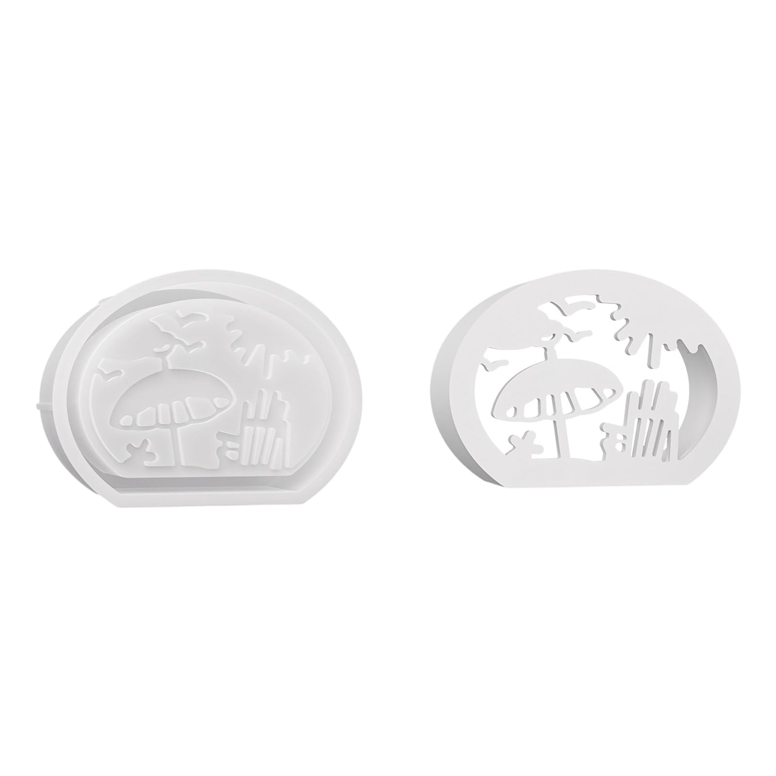 Tsophreniq Coastal Holder Silicone Mold Food Grade Making Tool for Tealight Holder Resin Art Craft Mold