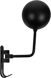 PRETYZOOM Black Helmet Storage Rack Wall Mounted Home Organizer Stand