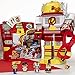 Ryan's World Mega Mecha Titan Robot; Chest transforms into Red Titan Robot; Contains 5 Micro Figures, a Spinner, Wearable Eye mask & Cape, and Stickers
