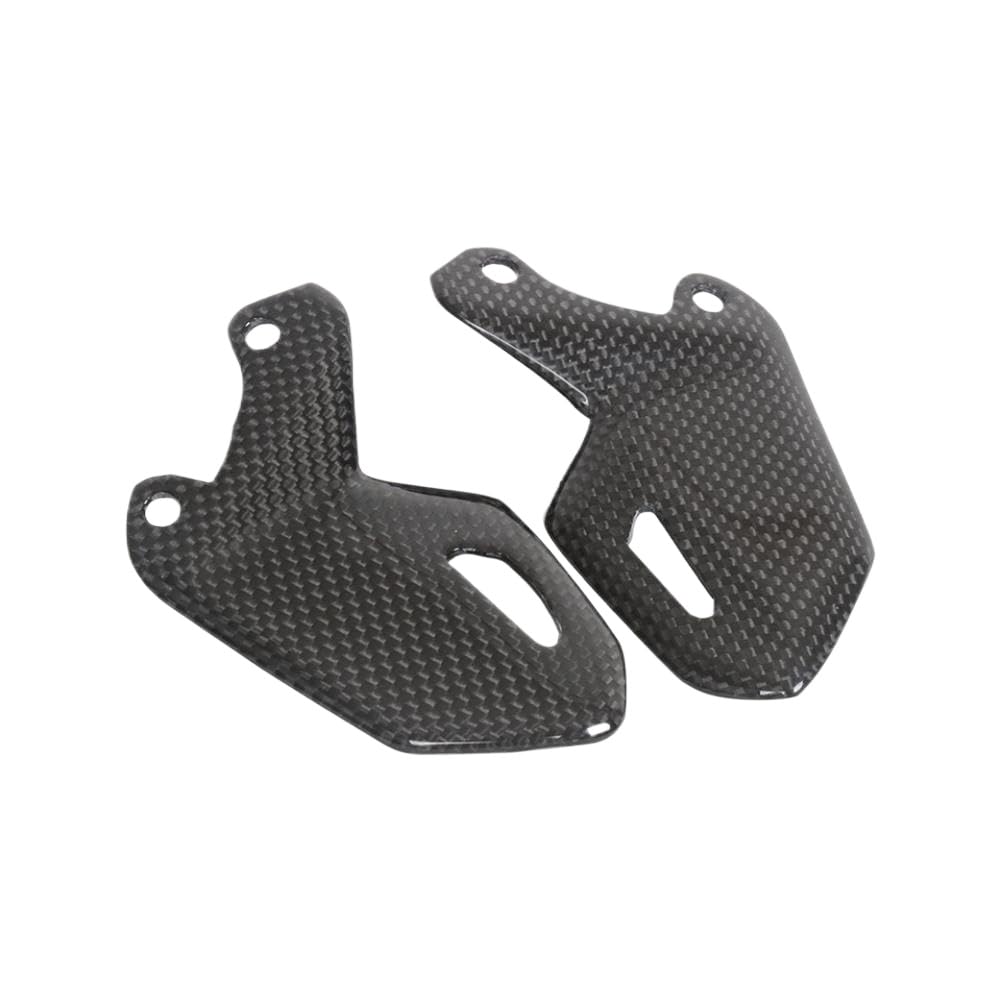 Frontaler Fersenprotektor Aus Kohlefaser Kompatibel Mit Ducati DesertX(Gloss Plain)