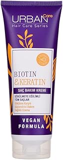 URBAN Care Biotin & Keratin Dökülmeye Eğilimli Saçlara Özel Saç Bakım Kremi 250 ml- Vegan