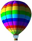 AK - Air Balloon Compatible Air Jump Vinyl Stickers Logo Vinyl Decal + Free 6 Swishes Label Birthday Party & More Logo **(Black)**