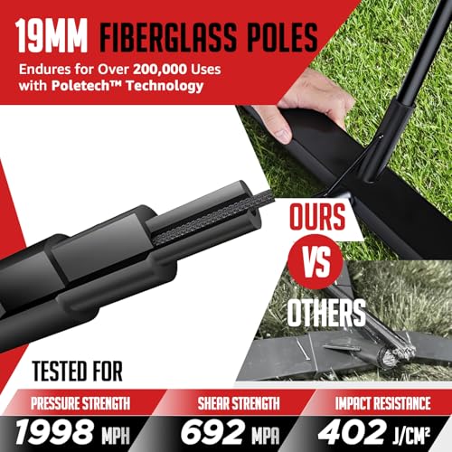 image for ZEALFEEL Volleyball Net, 20FT Volleyball Training Net Height Adjustabl