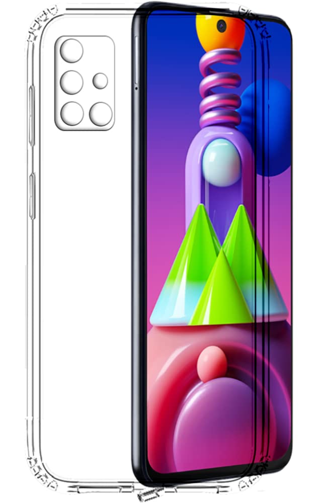 Tough Lee Back Cover for Samsung Galaxy M51 (Thermoplastic Polyurethane_Transparent) (B08NC2377Y) Amazon Price History, Amazon Price Tracker