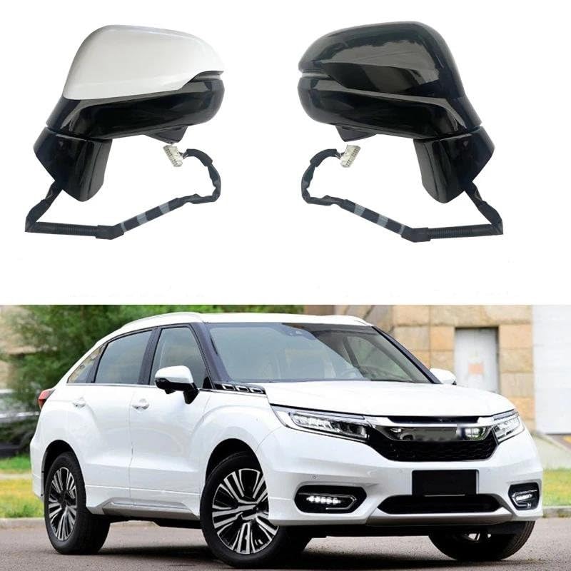 Voiture Rétroviseur Ensemble Rétroviseur Extérieur Voiture Pour Toyota Pour Avancier 2017-2022 Caméra Pliable Électrique Automatique Retroviseur Complet Éléctrique(BLANC,13 Wire Right)