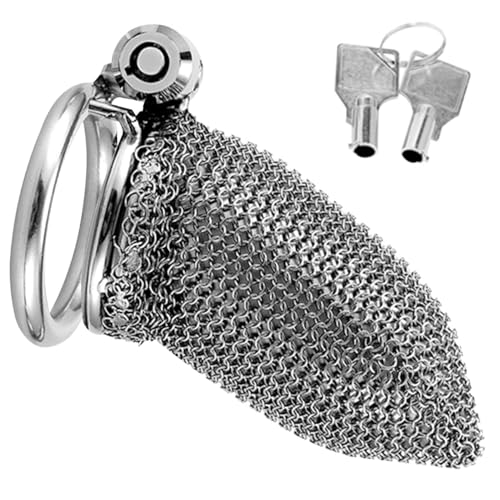 BDSMJOY Stainless Steel Chastity Cage, Cock Cage Male Chastity Device for Men, Penis Cage Adult Sex Toys Chastity Bondage Adult Toy (45mm)