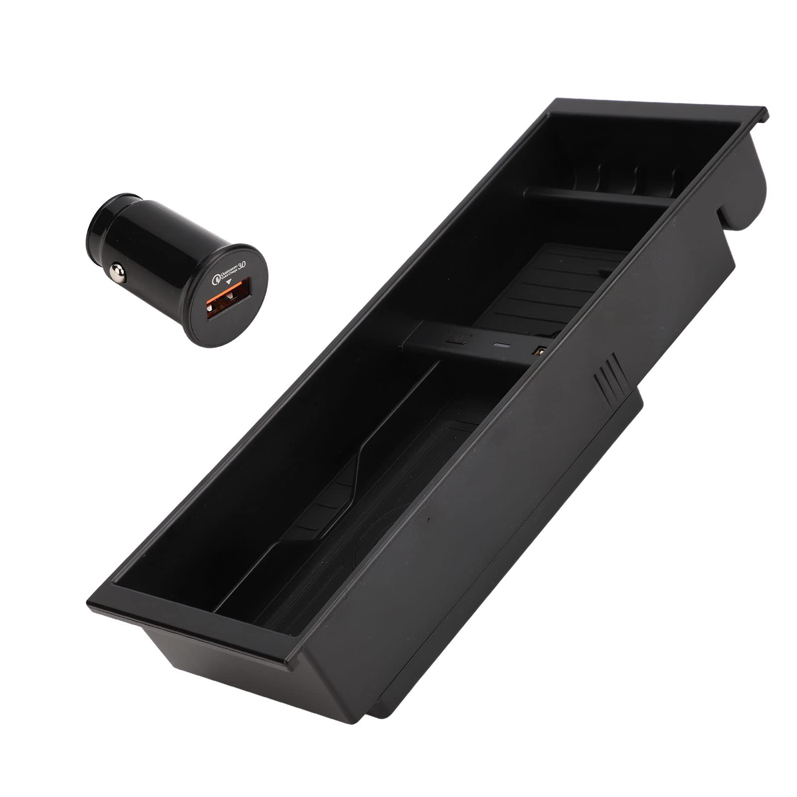 Almohadilla de carga rápida práctica Tomantery con base de material ABS negro 8