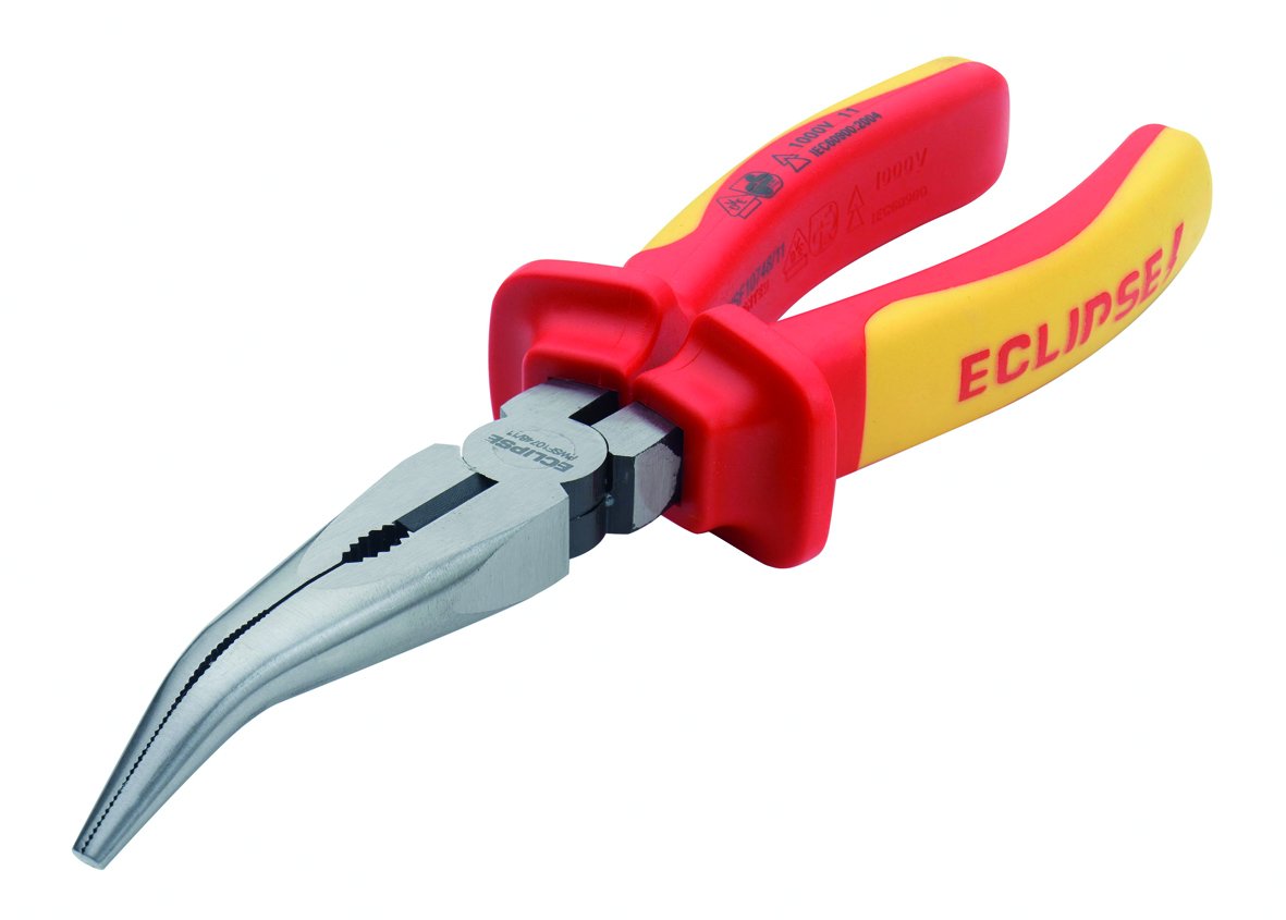 Eclipse Professional Tools PWSF10748 VDE - Pinza a becco lungo piegato 200 mm (8")