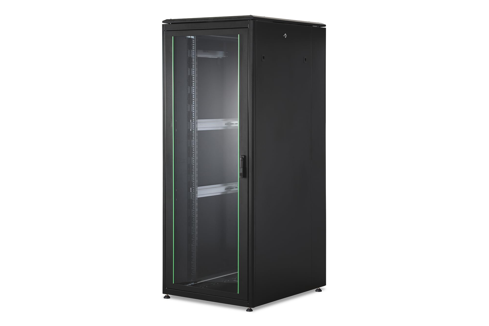 Digitus DN1942U810B Armadio 42 Unità Linea Professionale mm. 2020 X800 X 1000, Nero Ral 9005