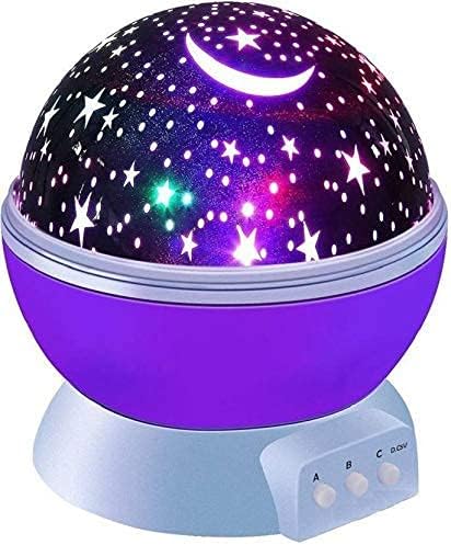 Divik Star Master Moon Night Bulb Light Lamp Projector with USB Cable Sky Starry Moon Beauty Night Projector Moon Lamp Lighting Night Light for Kids Room (1Pcs)