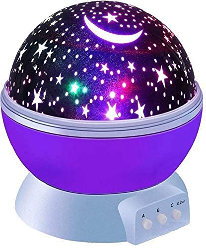Divik Star Master Moon Night Bulb Light Lamp Projector with USB Cable Sky Starry Moon Beauty Night Projector Moon Lamp Lighting Night Light for Kids Room (1Pcs)
