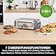 Ninja Foodi 3-in-1 Toaster, Elektrogrill mit Deckel, Panini-Presse mit Flip-Design, 7 Kochfunktionen, 7 Toastlinien, Backblech und Krümelschale, Edelstahl, ST202EU