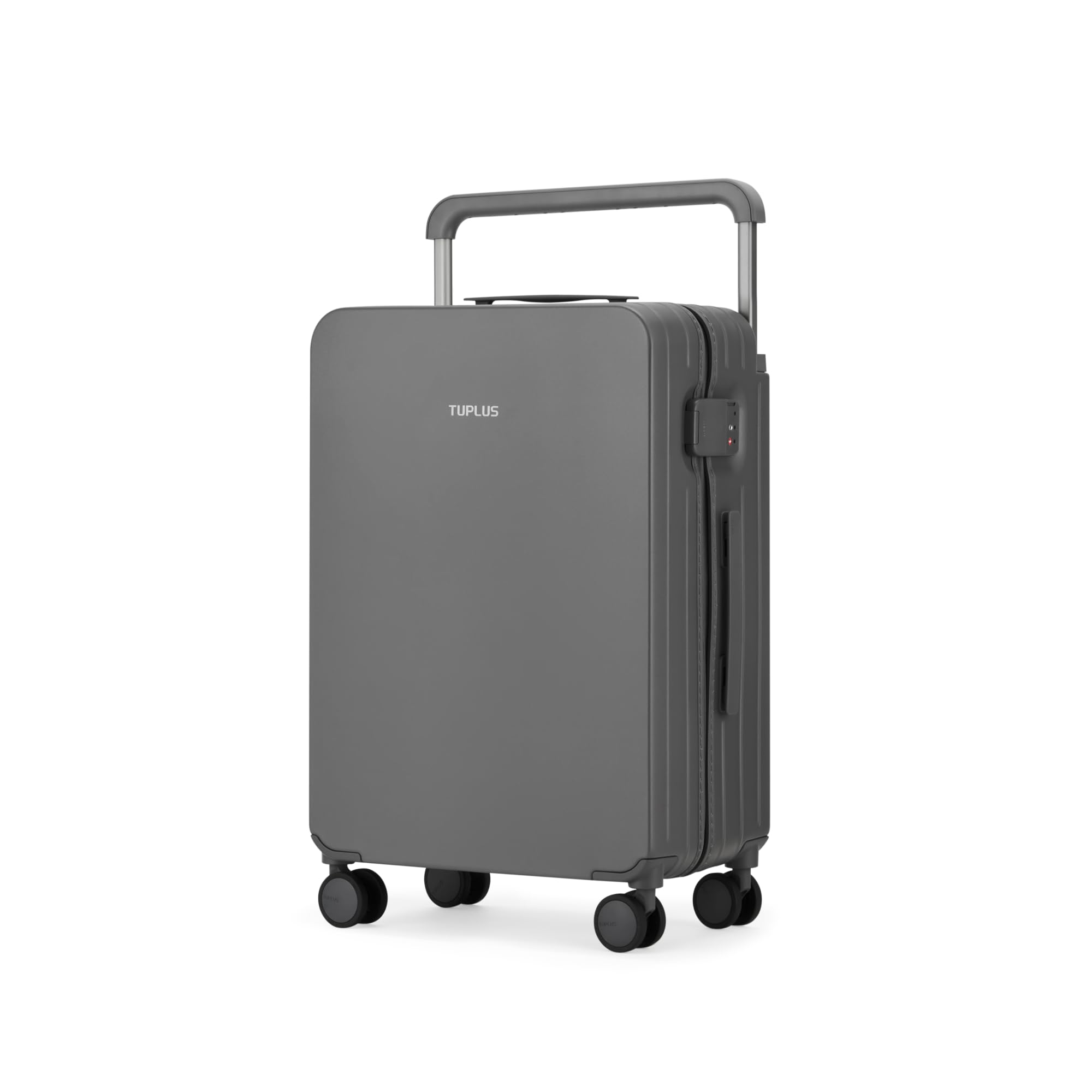 tuplus suitcase lightweight luggage hard shell suitcase with 4 spinner wheels hold check in travel case with tsa lock, impression series
