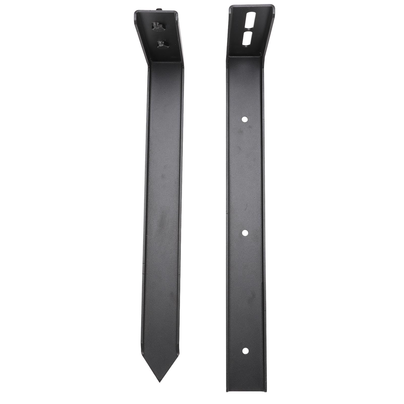 Dilwe Kit de Reparación de Postes de Cerca Estacas de Reparación de Postes de Cerca de Acero Resistente Ancla de Estaca de Tierra de 17,3 X 6,7 Pulgadas para Fijar Cercas de Madera Inclinadas o