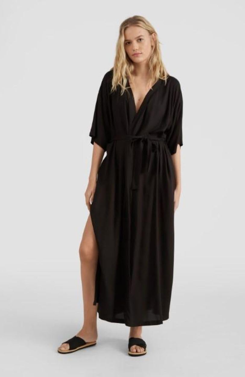 O'NEILL Kimono Mix Match Casual Dress, 19010 Black out, Regular (Pack of 2) for Women