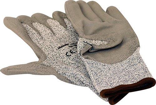 Mauk 1921 (12 Paar) Schnittschutz Handschuhe grau, mehrfarbig, 12 Stück