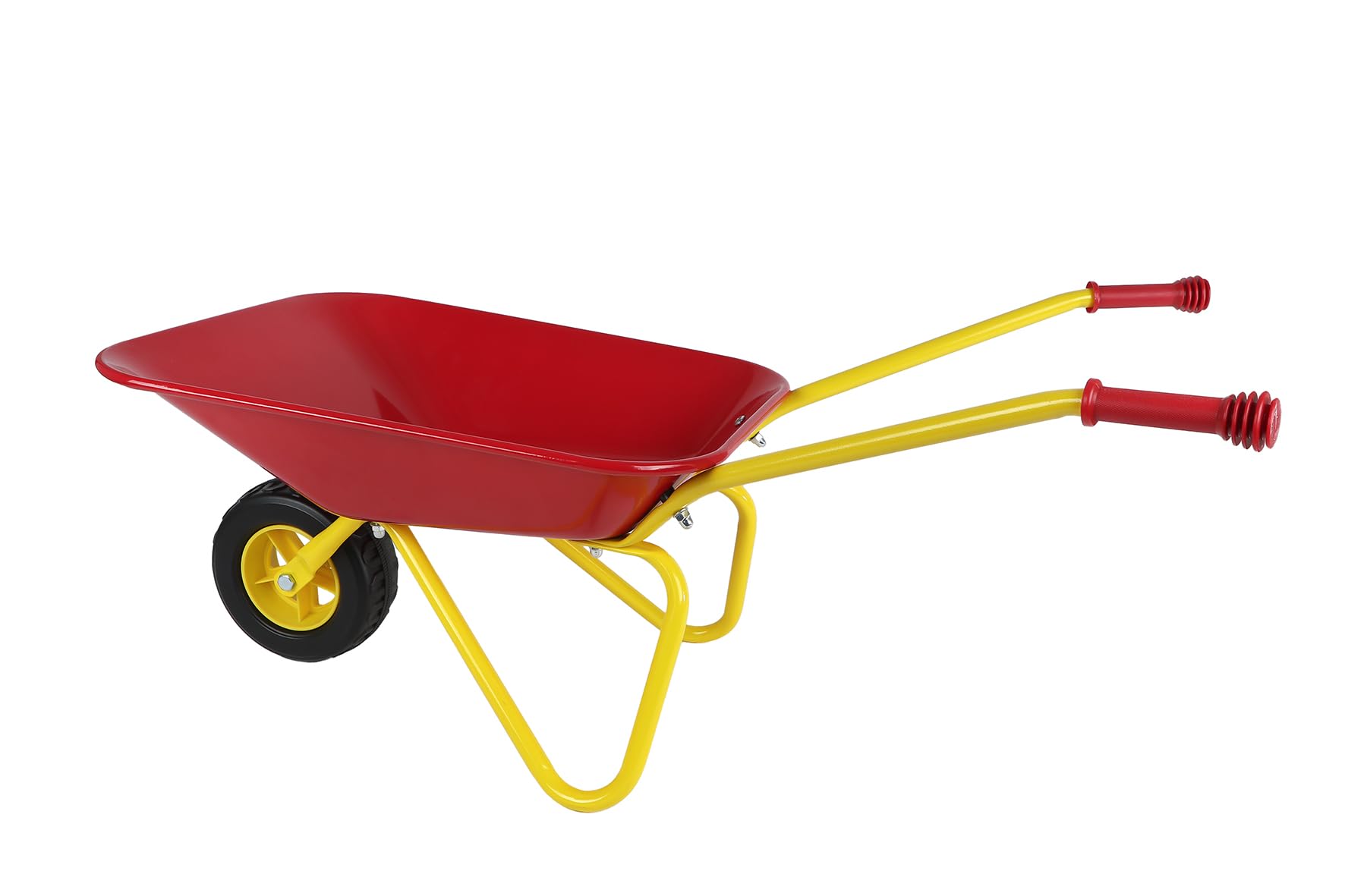 Kids Globe 721995 - Carrello per bambini (metallo, carico fino a 5 kg, giocattolo per bambini a partire dai 18 mesi, carriola in metallo)