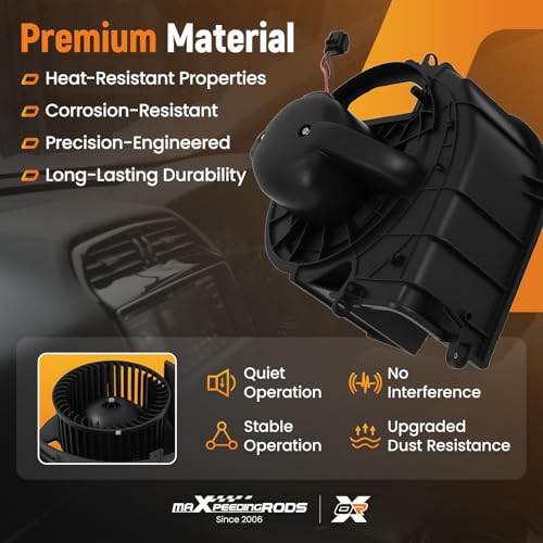 Image of maXpeedingrods HVAC Blower Motor with Fan Cage PM4933 Fits for BMW X5 F15 2014 X5 F15 2016-2018 X6 F16 2015-2019 X5 2014-2018# 64119291177 BM10055C