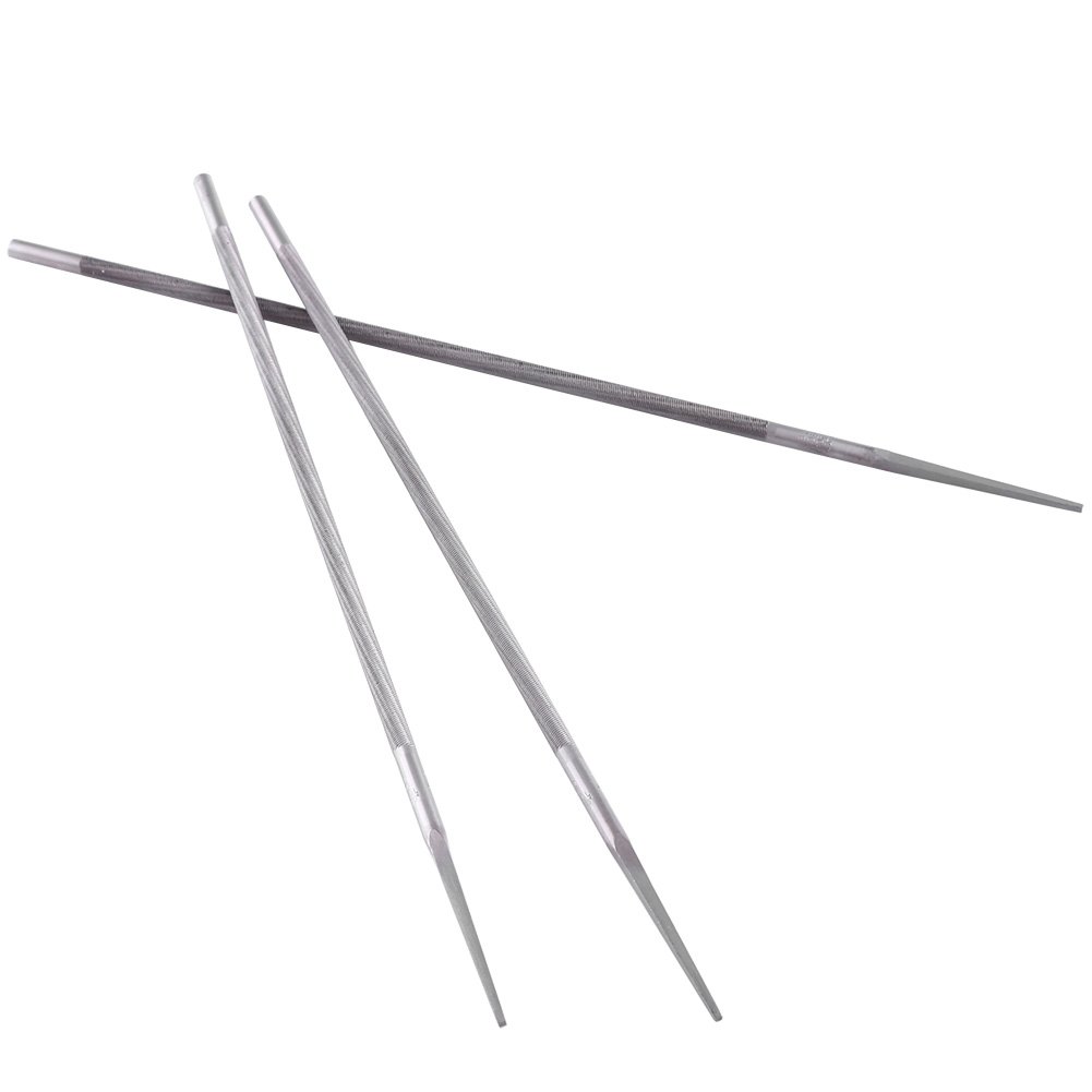 3 sztuki/zestaw Ostrzenie pilnika do pił łańcuchowych Ostrzałka do stali łożyskowej (4mm / 4,8mm / 5,5mm opcjonalnie) (4mm)