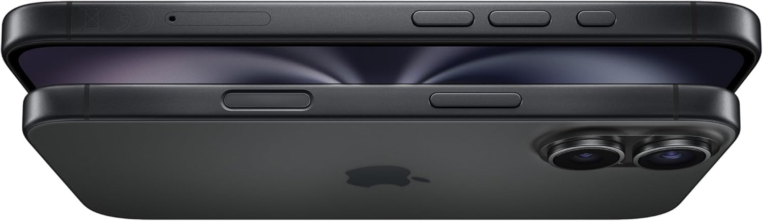 Apple iPhone 16 Plus (eSIM only), 128GB, Black - Unlocked (Renewed