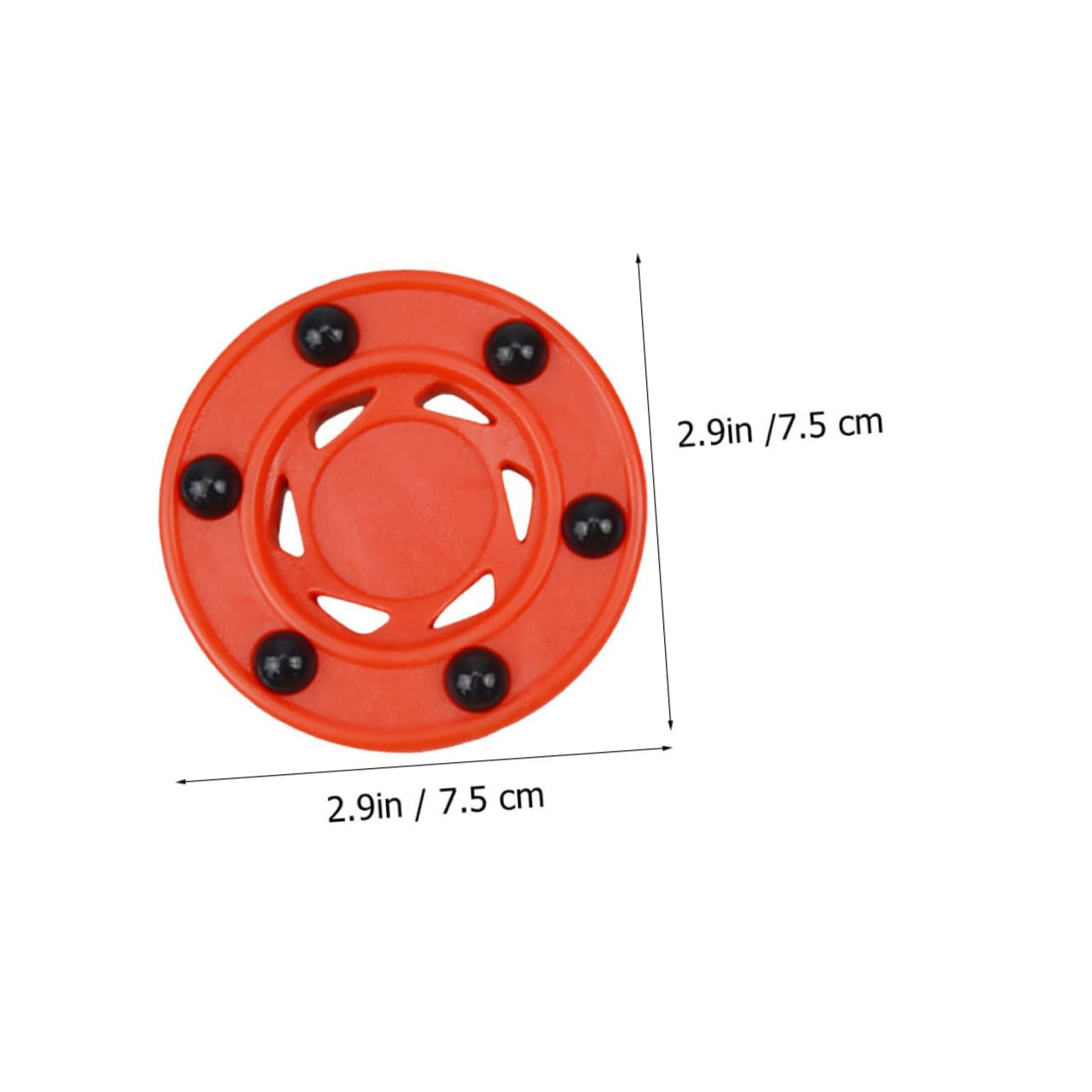 NAMOARLY 3Pcs Inline Roller Hockey for Street Hockey Training Durable Shockproof Material for Smooth Play for Skill Development and Fun