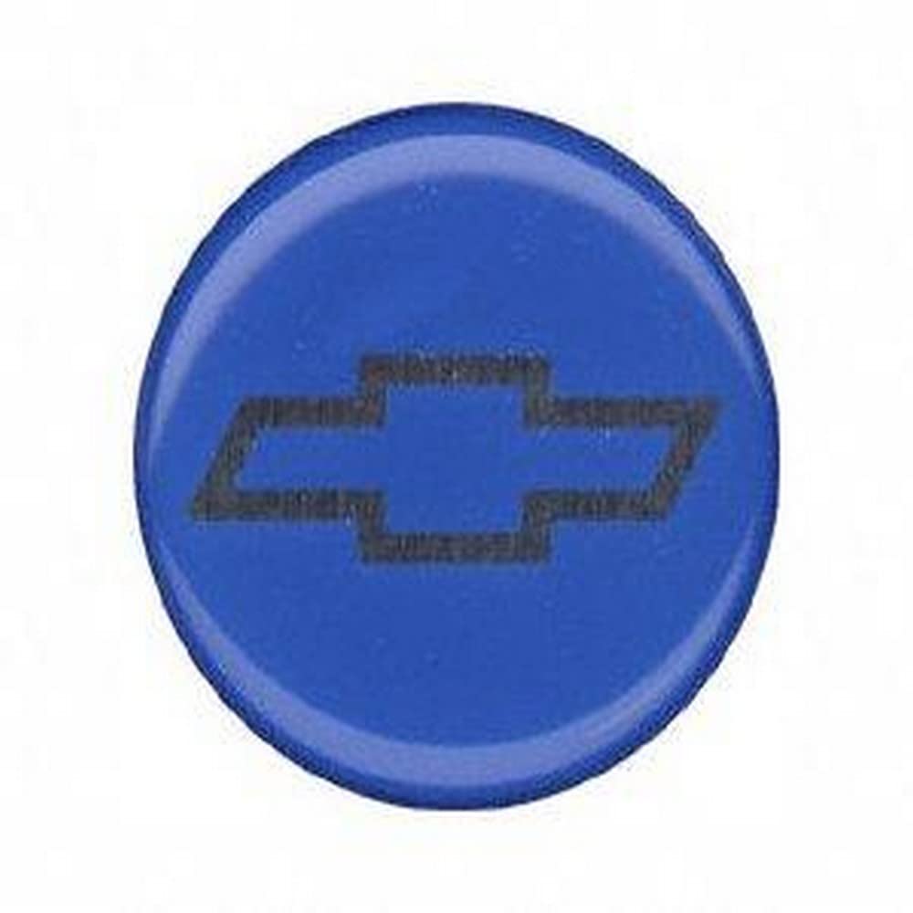 Grant 5630 Chrome Horn Button (Chevy Bow Tie, Blue/Silver)