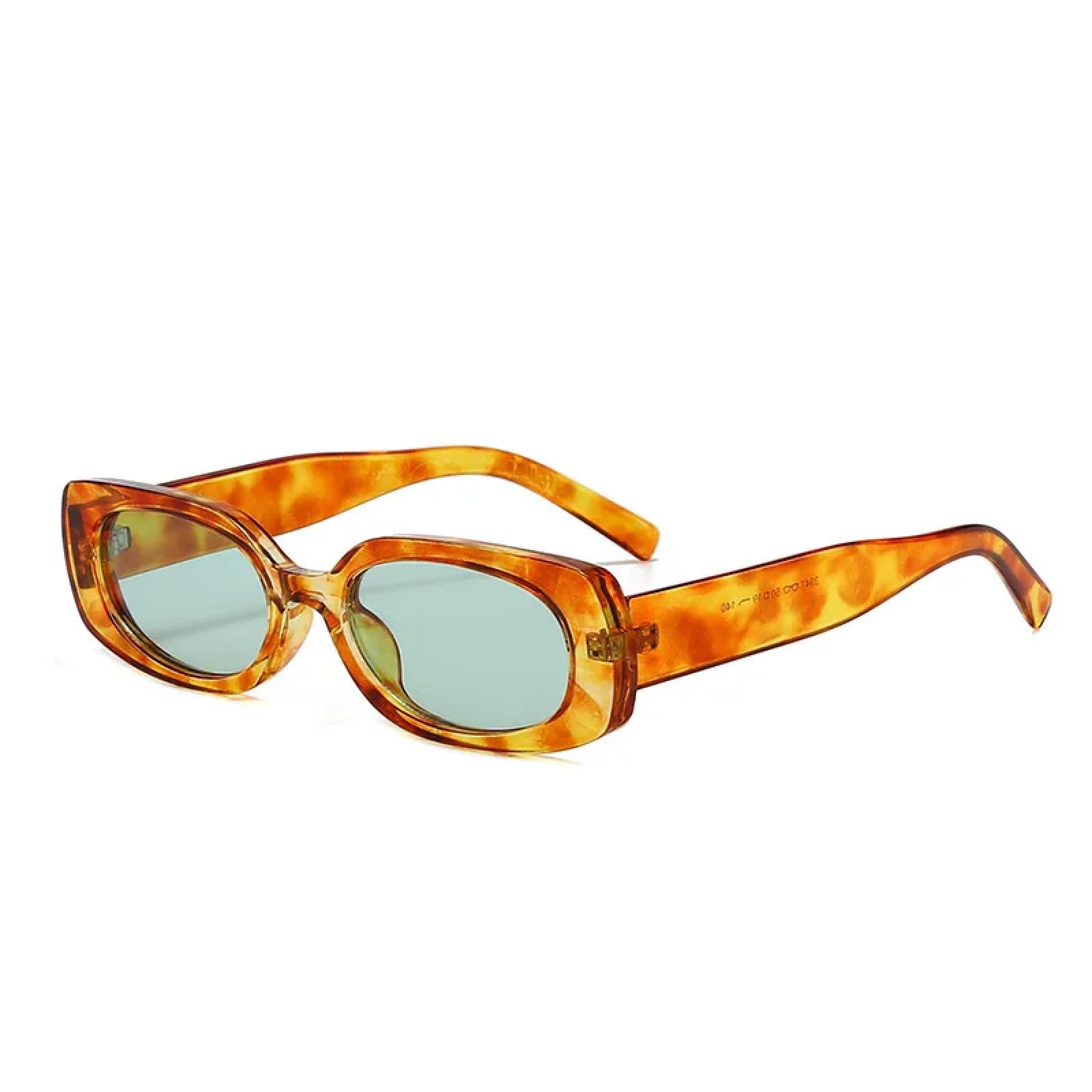 Lunettes de soleil punk femme verres bleus protègent des UV avec style - 7