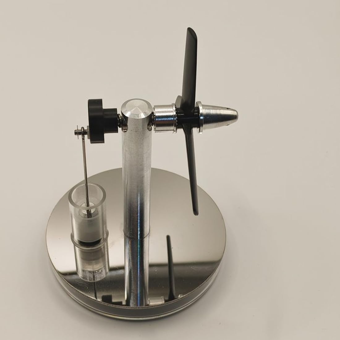 BrightBud Moteur Stirling basse température, machine à vapeur avec hélice à trois ailes, kit scientifique éducatif