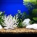 Xyembu Fish Tank Fake Coral, Artificial Aquarium Coral Ornament, Aquarium Decor Plastic Plant Small, Multi-Purpose Simulation Water Grass, Faux Aquariums Ornament