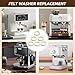 Felt Washer Replacement for Breville Espresso Machine Grinders (6 Pack), Felt Washer Lower Burr Wool Ring Compatible with BES870, BES878, BES880, BES980, BCG820 Accessories