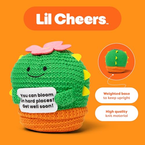 Lil Cheers Get Well Soon Cactus, Get Well Plush Gifts by Relatable - Image 4
