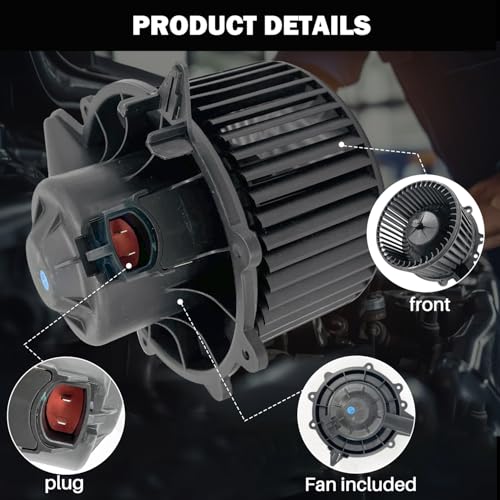 Image of 700027 AC Heater Blower Motor Fan Assembly Fit for Ford Expedition 1997-2002 ，f150 1997-2003 ，for Lincoln Blackwood 2002 ，Navigator 1998-2002 FO3126104, XL7Z19805EA, YL7Z18504AA
