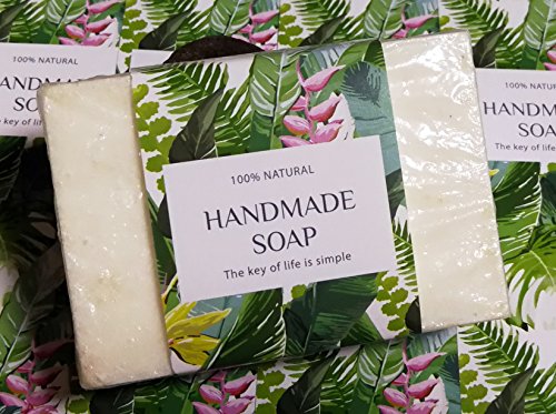 ZZYBIA Wrap Paper Tape for Homemade Soap Bar 20pcs (Vertical 1 - Forest Green)