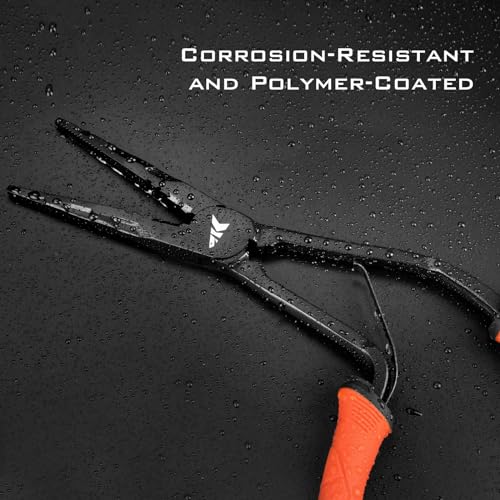 KastKing Paradox Fishing Pliers, Angled Fish Lip Gripper, Saltwater Resistant 420 Stainless Steel Fishing Tools, Fishing Pliers Hook Remover with Ergonomic Handle, Fishing Gifts for Men - Image 4