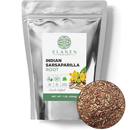 Sarsaparilla Root 1 lb. (16 oz.), Contains Organic Sarsaparilla Root in non-BPA Packaging, Hemidesmus Indicus, Sasparilla Root Organic, Sarsaparilla Herb, Cut & Sifted
