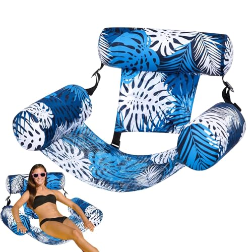 Flotador de piscina - Sillón de aire reclinable,Asiento flotante inflable para vacaciones de verano familia jardín diversión para adultos