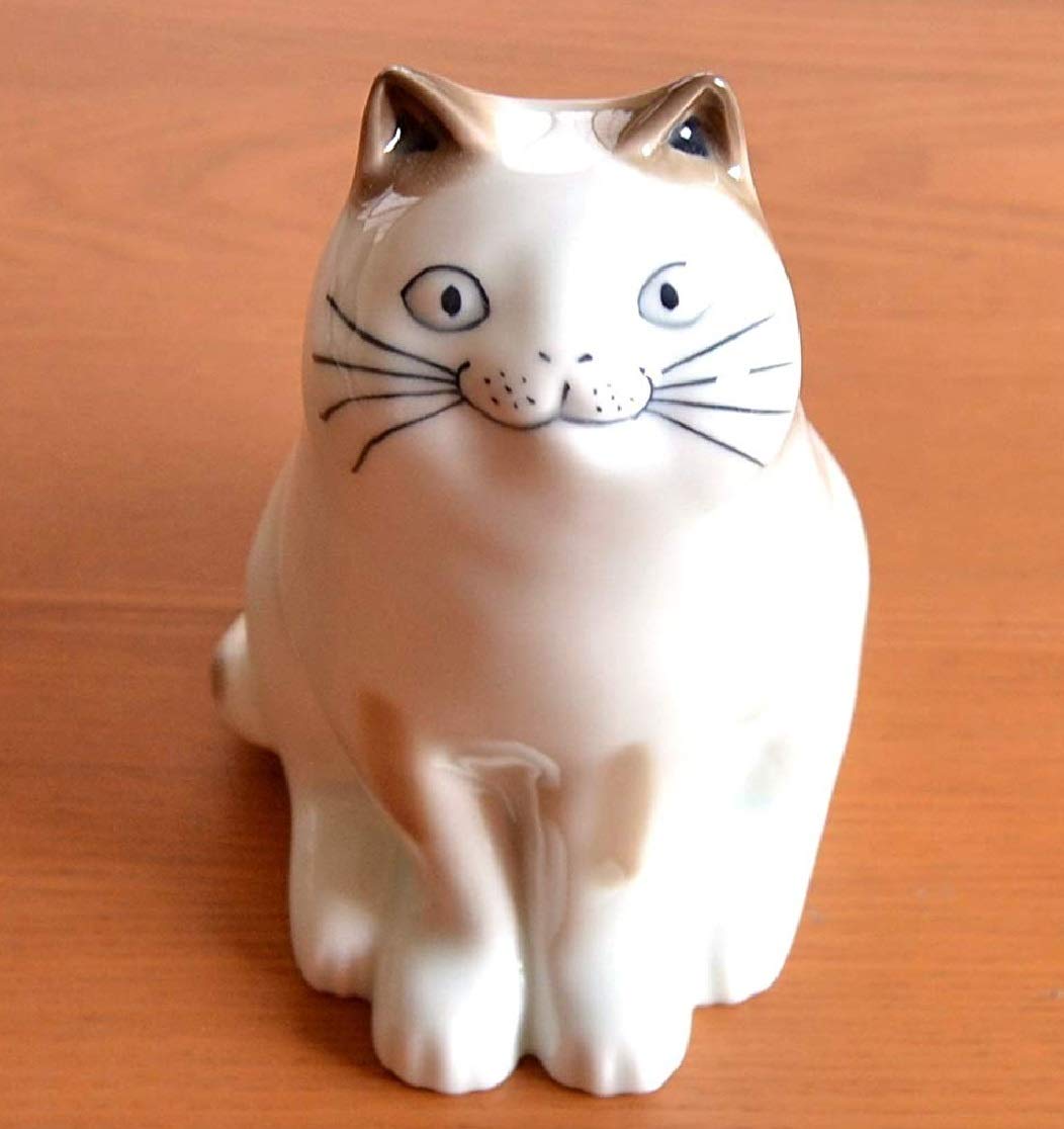 陶の猫　アトリエ夢　有田焼　磁器　陶の動物　置物 陶の猫 アトリエ夢 有田焼 磁器 陶の動物 置物 アトリエ夢｜有田観光