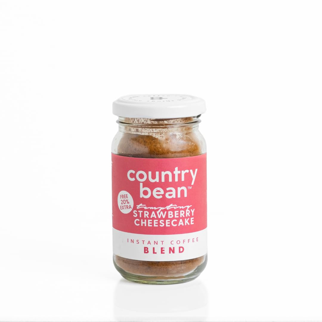 Country Bean 60% Arabica Strawberry Cheesecake Blend Coffee 50 G | Strong Coffee Powder | Makes 40 cups (B0BY9CWBTH) Amazon Price History, Amazon Price Tracker
