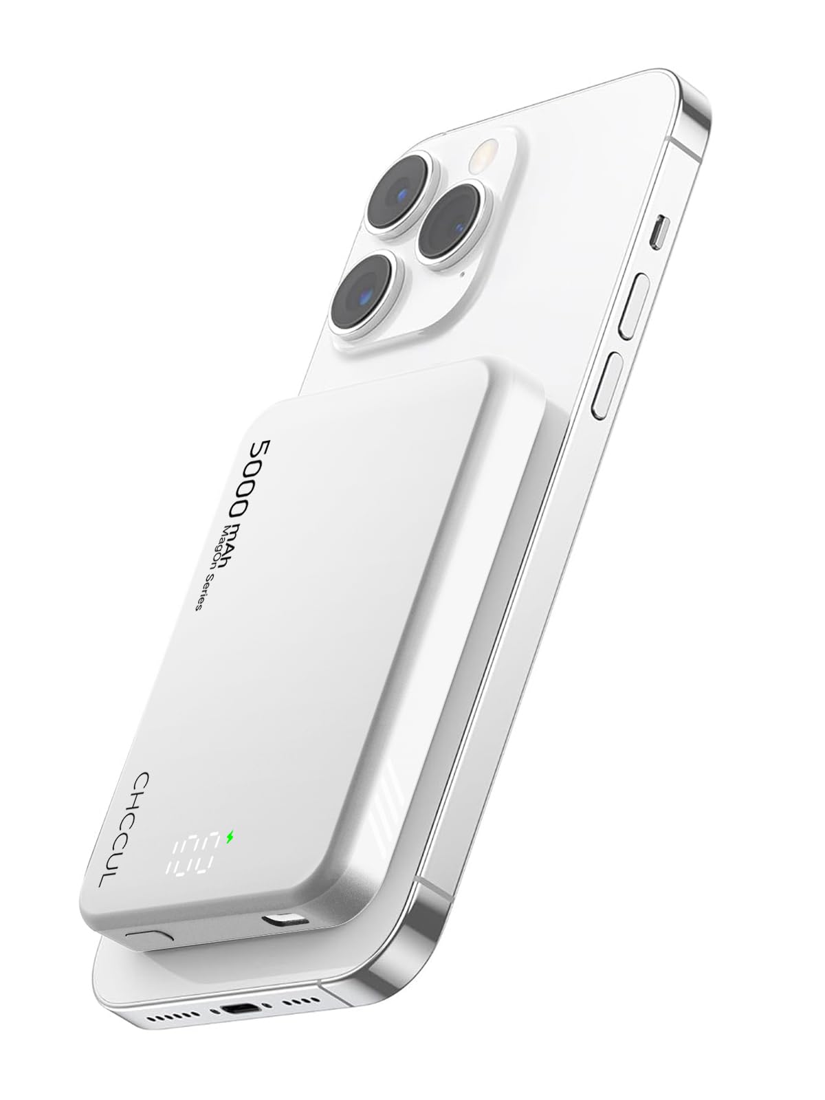 Amazon | CHCCUL モバイル バッテリー MagSafe対応 【2024薄型9MM