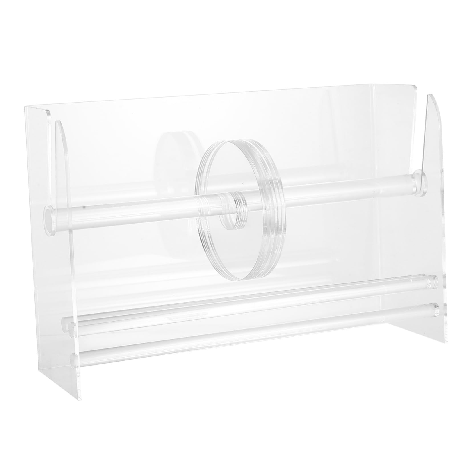 Distributeur D’étiquettes Acrylique à 7 Compartiments, Réglable pour Bureau