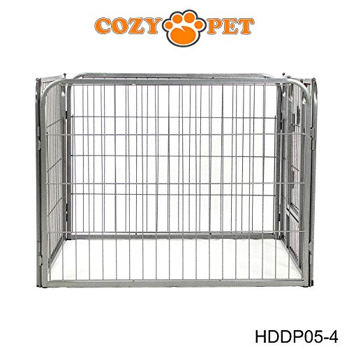Heavy Duty Puppy 4-Sided Playpen 60cm Tall by Cozy Pet Small - Rabbit Run Enclosure Dog Cage or Crate Whelping Box HDDP05-4. (We do not ship to Channel Islands or The Isles of... - Image 7