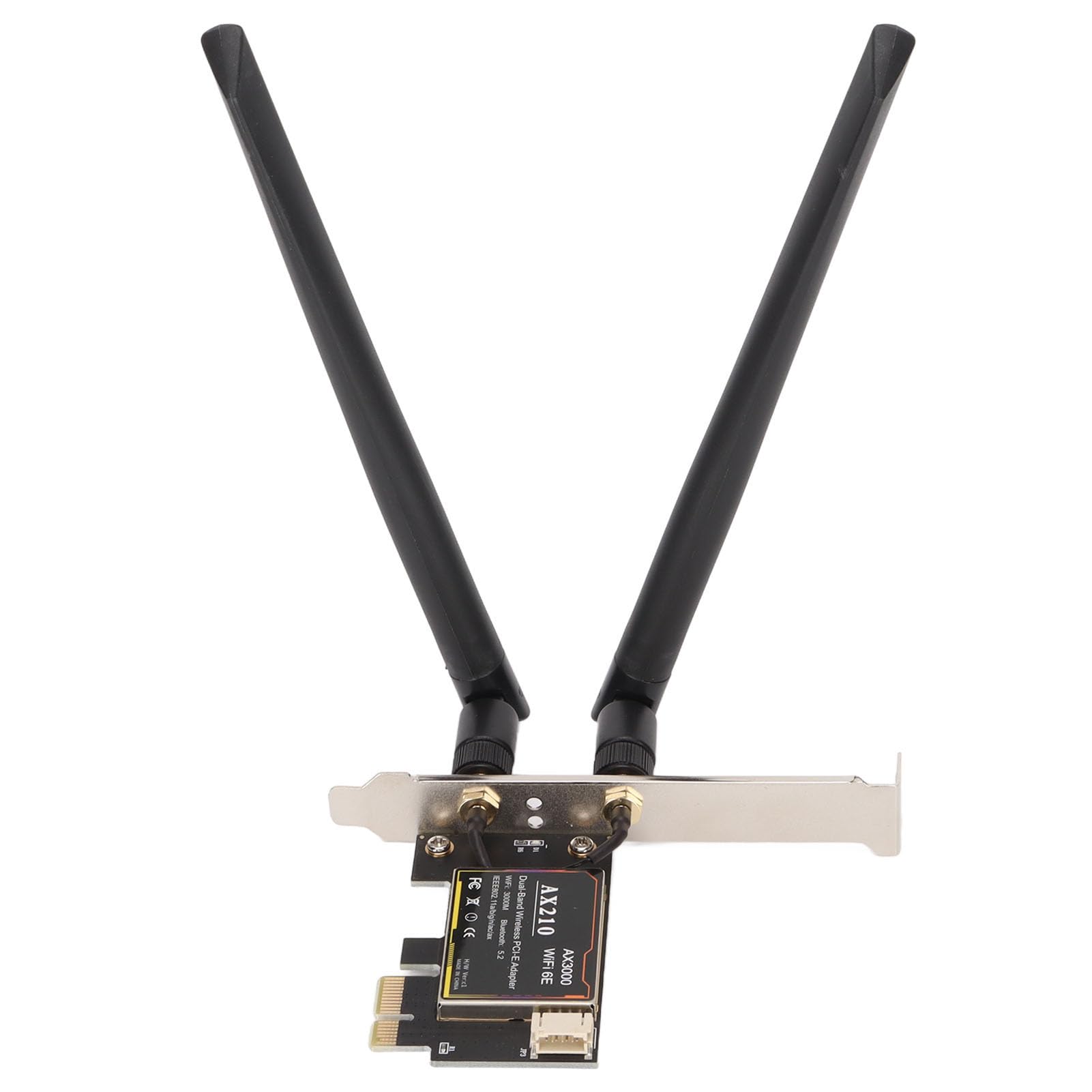 Wakects PCIE X1 WiFi 6E Adattatore per Desktop, 3000Mbps