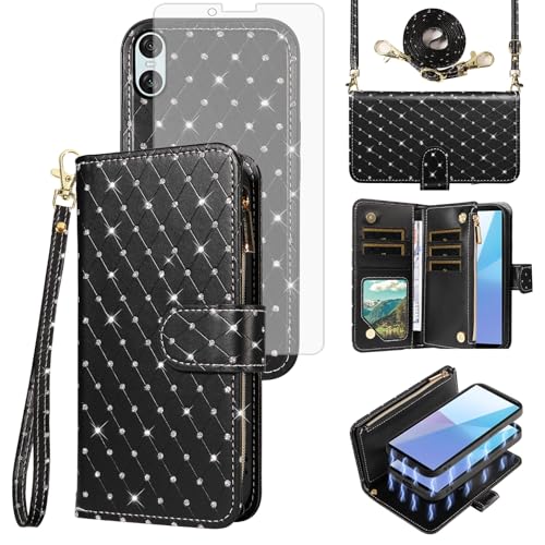 Coque Sony Xperia 10 VI Asuwish Noire Housse de Protection Antichoc