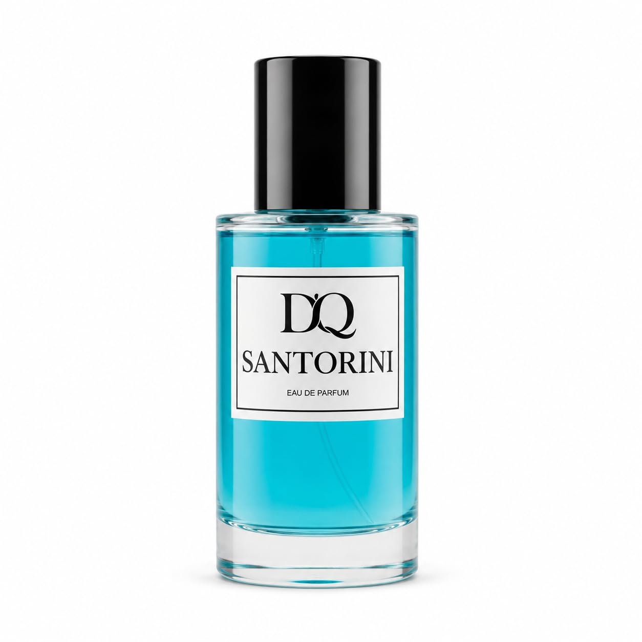 D'QAR Santorini Eau de Parfum 50 ml – Frischer Sommerduft mit Bergamotte, Zitrone & mediterranen Noten – Unisex Parfum für Damen und Herren