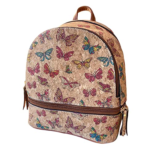 MIGURA Damen-Rucksack aus Kork, umweltfreundlich,...