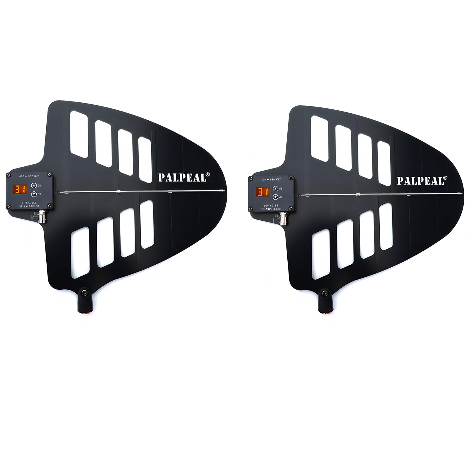 UHF Active Directional Antenna Paddle with Gain Setting,Antenna Distribution System,Signal Rang 2200ft,360°Active Super Signal,Exhaust Air Design