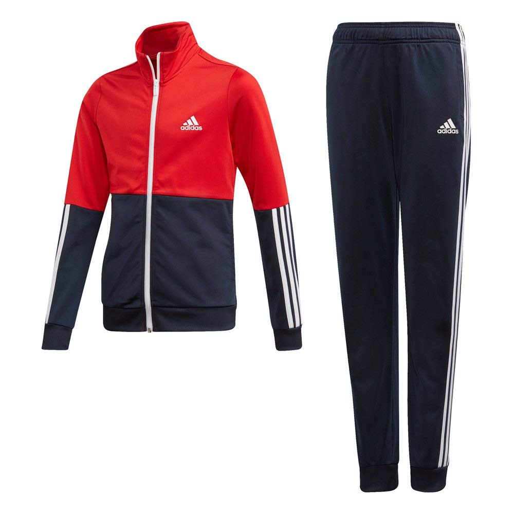 adidas Girls G Pes TS Tracksuit 4-5 Jahre Top: scarlet/legend ink/white bottom: legend ink f17/white