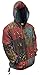 Shopoholic Fashion Mens Stripe Patchwork Grandad Hoodie Grandad Shirt(XL) Multi