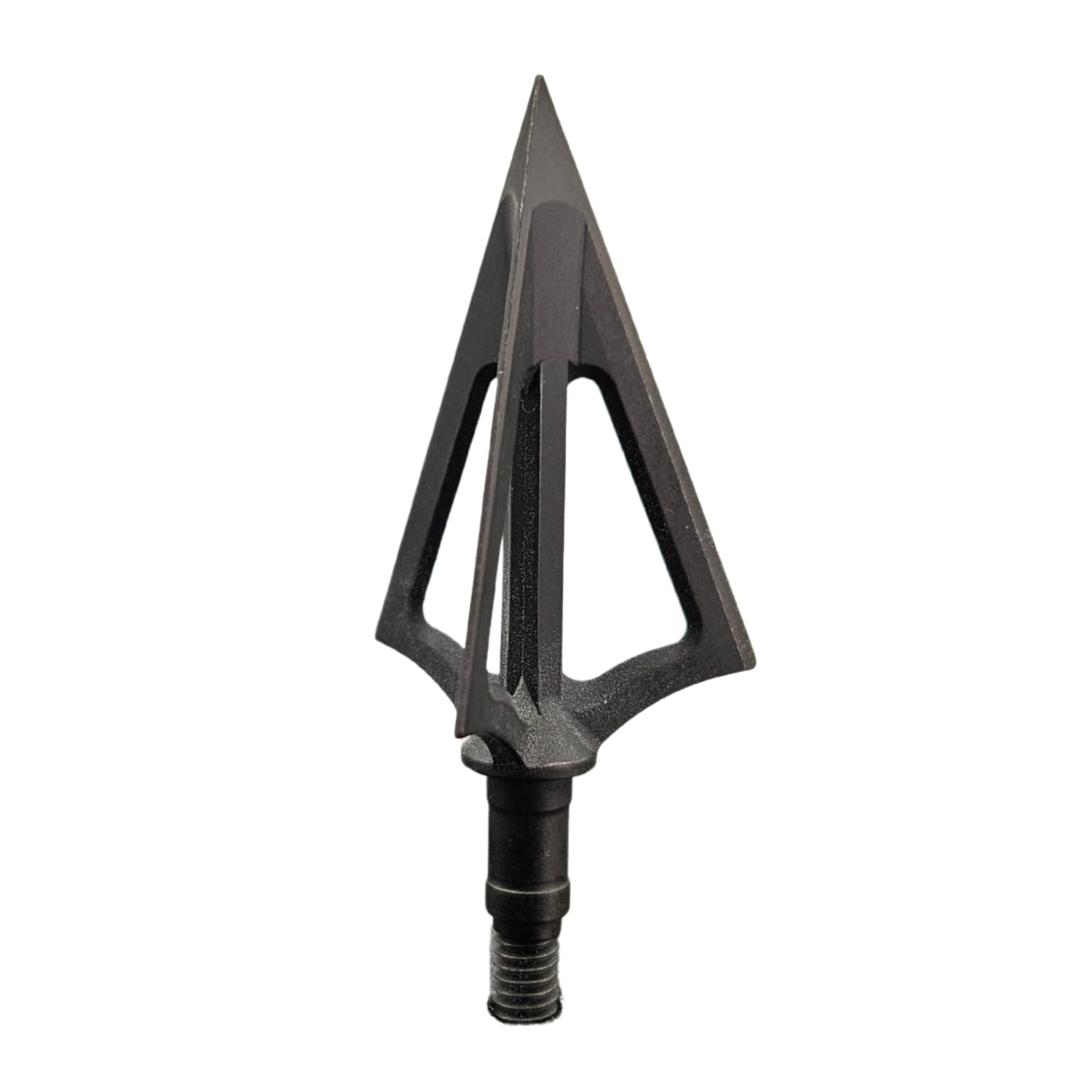 G5 Montec Pre-Season Archery Hunting Durable Fixed Blades Steel 1-Piece Construction Screw-in Broadheads with Rounded Edges for Bow Arrows - Pack of 3