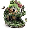relaqcc Aquarium Decor Hideaway Cave, Betta Fish Tank House Accessories for Amphibians, Goldfish, Shrimp, Conch